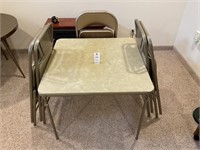 VTG Folding Table & Chairs