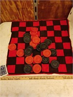 Large size checker set