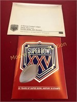 25 Years of Super Bowl History in Stamps