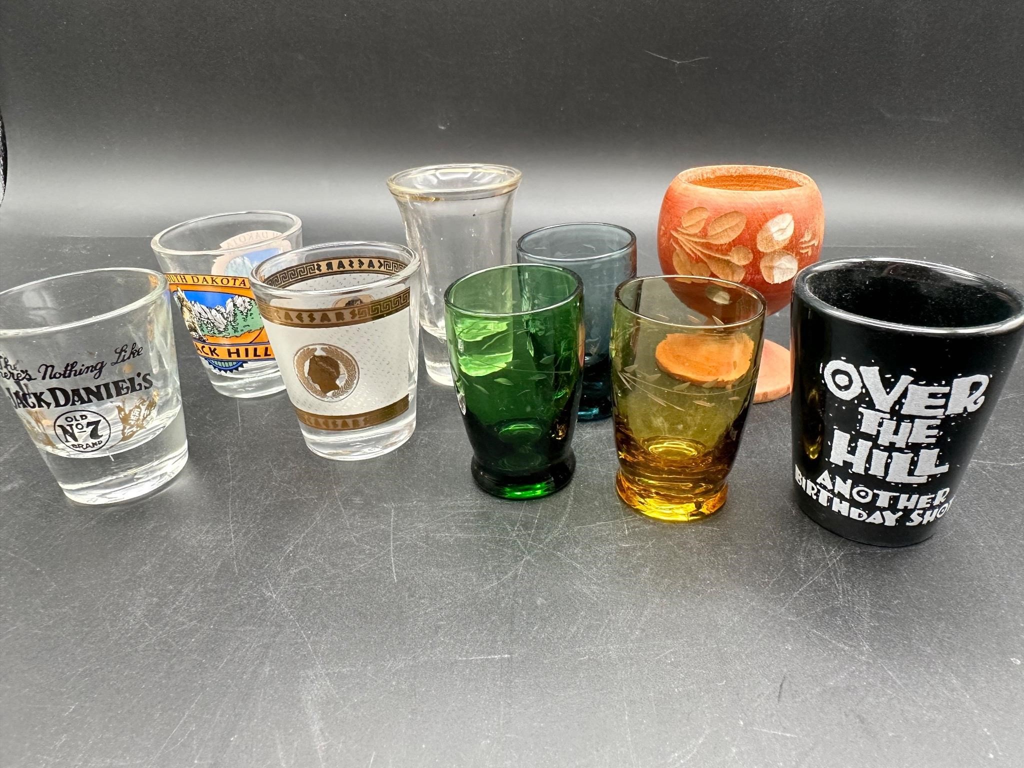 Large Lot of Shot Glasses