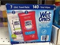 Wet Ones 140 wipes