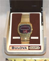 70's Bulova Computron N6 LED Quartz Mens Watch