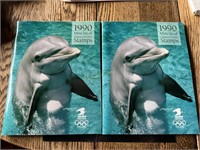 Two 1990 Mint Sets of Commemorative Stamps