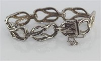Interesting silver (925) bracelet