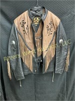 UNIK International Leather Jacket/vest (S)