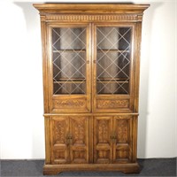 China Cabinet with Floral Design