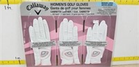 m3pk callaway ladies  sz  l golf gloves