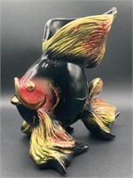 1950s Hull Pottery Ceramic Fish Vase