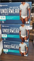 1 LOT 3-MM TOTAL PROTECTION UNDERWEAR FOR MEN