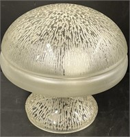 Art Deco Acid Etched Cut Back Table Lamp