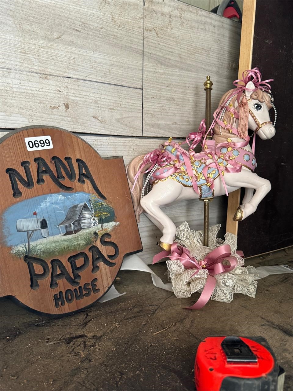 Nana and Papas house and Carousel horse decor