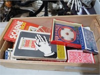 COLLECTION OLD GAMES IN WOOD BOX