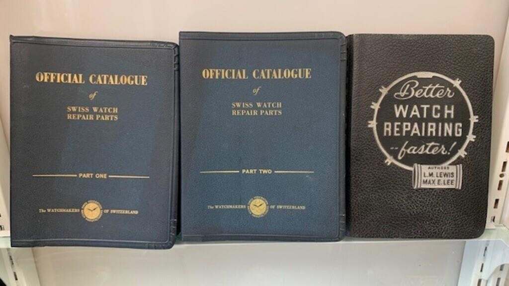 Catalog Swiss Watch Parts 1 & 2 + Watch Repair