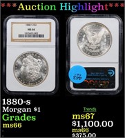 ***Auction Highlight*** NGC 1880-s Morgan Dollar $