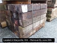 LOT, ASSORTED RECLAIMED GUARDRAIL POSTS (LENGTHS