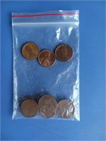 15 WHEAT PENNIES 1912-1957