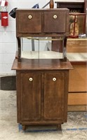 52x25x17 Vintage Wood Cabinet