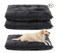 Sz L Suzile 2 Pcs Dog Bed for Large Dog Plush Wash