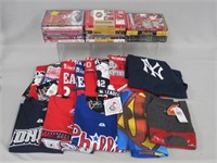 SPORTS T-SHIRTS (NEW) & DVDs: