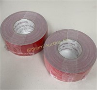 Nashua Red 3" Duct Tape X ? Length 2 Roll lot