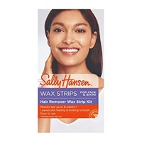 Sally Hansen Hair Remover Wax Strip Kit for Face,
