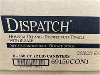 1 Case (8) Dispatch Hospital Cleaner Disinfectant