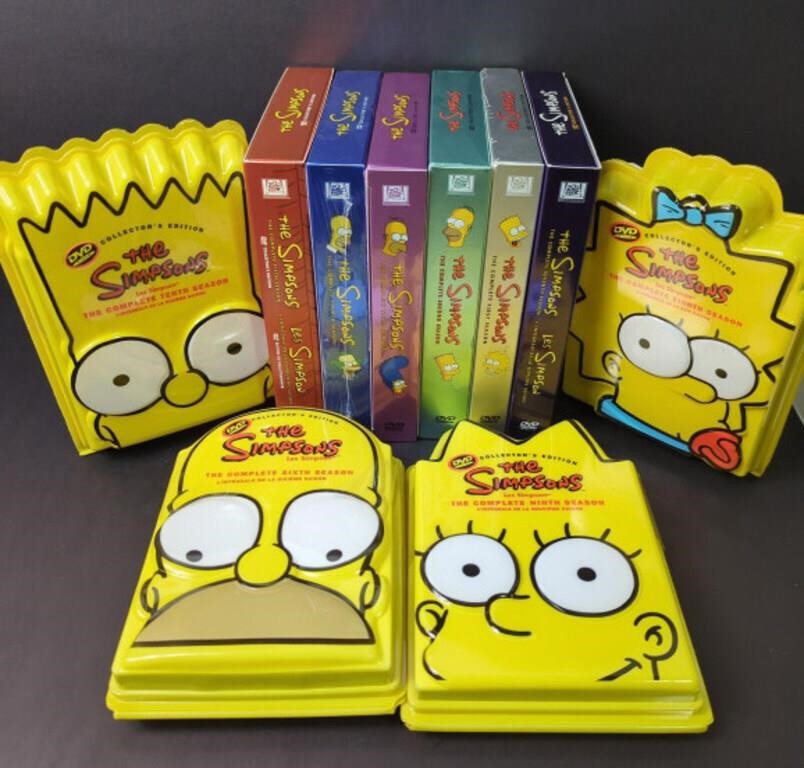 The Simpsons Complete Seasons 1-10 DVDs