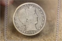 1900-O Barber Silver Half Dollar