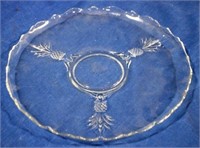 Heisey Plantation Platter 13"