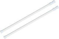 2 Pack Spring Tension Curtain Rod