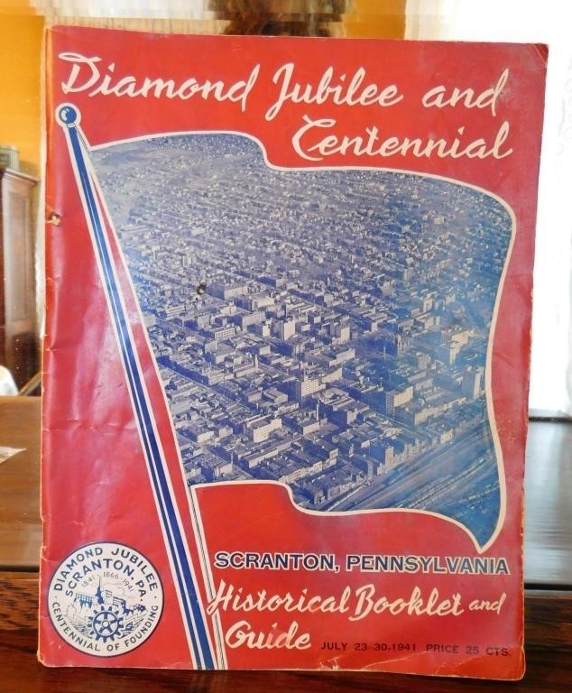 1941 Scranton Diamond Jubilee & Centennial Booklet