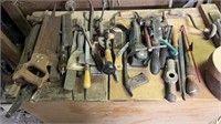 Lot of pliers and saws