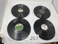 22 old record albums 78s