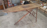 Early Primitive Wooden Ironing Board