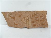 21" Wide Sandstone Replica Cave Carving Wall