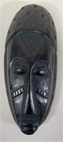 Tribal Hand Carved Wooden Figure Mask