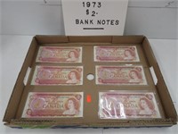 6 - 1973 2$ bills