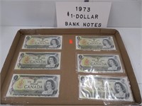 6 - 1973 1$ bills
