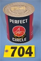 Vintage Perfect Circle Piston Ring tin