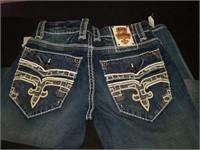 Rock Revival Jean's mens size 34 Rumo straight