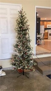 91” Pre Light Christmas Tree