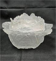 Portieux Vallerystahl Frosted Glass Cabbage Box