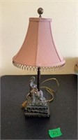 Elephant Sitting on Books Lamp