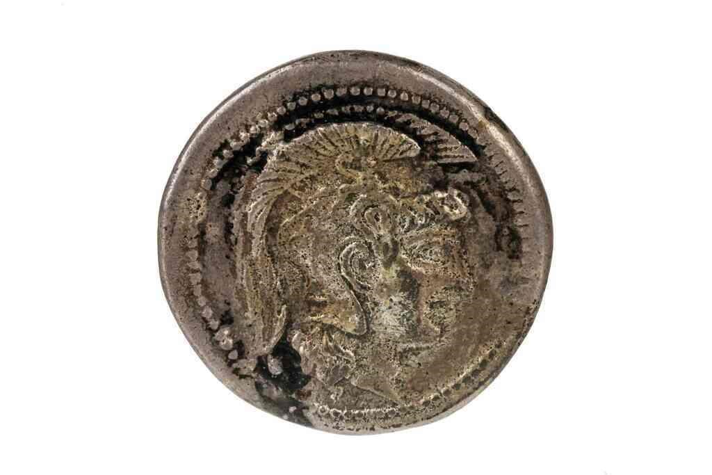 ANCIENT SILVER TETRADRACHM OWL COIN, 200BCE