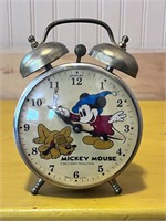 Vintage Mickey Mouse Wind Up Clock