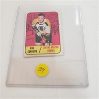 Phil Espisito Boston Bruins Topps 1967-68