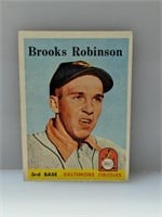 1958 Topps #307 Brooks Robinson HOF Orioles