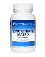 CYTO MATRIX Zinc Citrate 50mg 60 v-caps