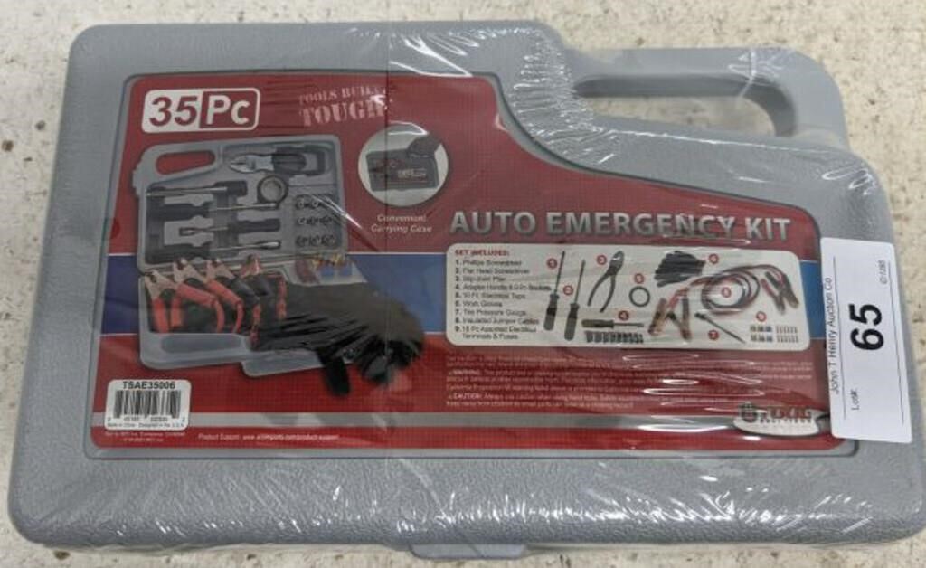 35 PC AUTO EMERGENCY KIT