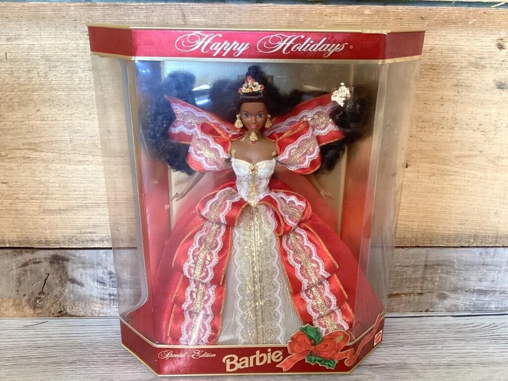 Happy holidays special edition Barbie
